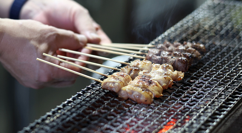 炭火焼き鳥(串もの)の紹介