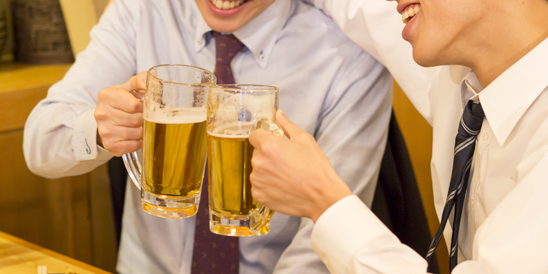仕事帰りのサク飲み